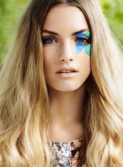 Maquillaje hippie